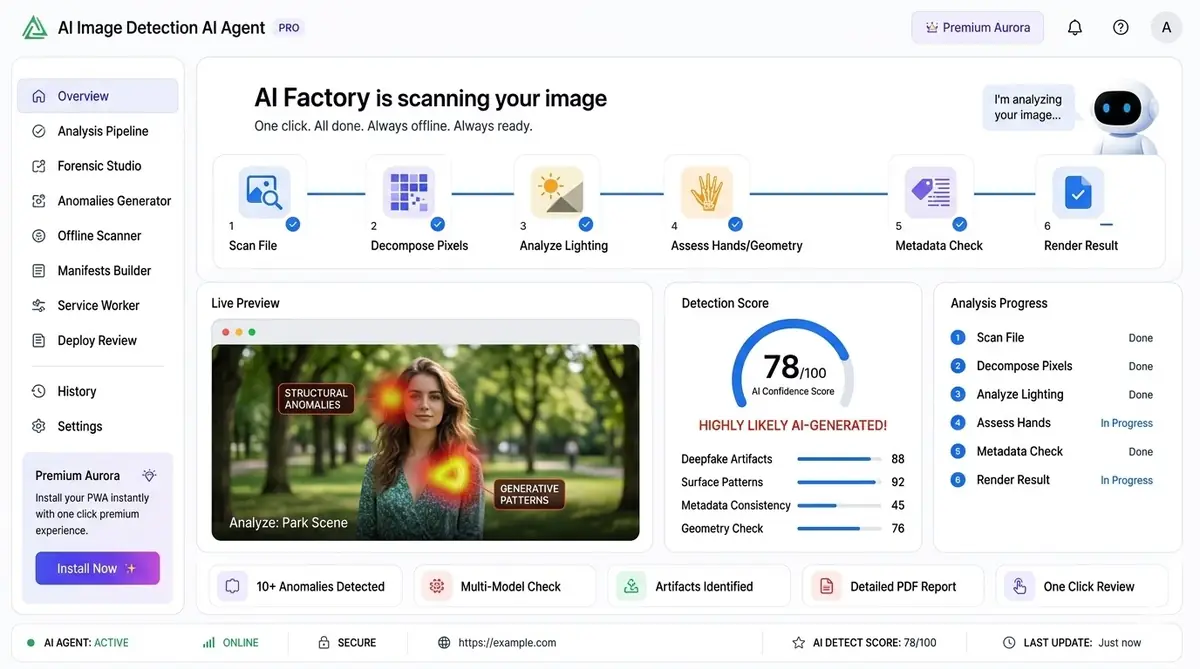 AI plant diagnosis dashboard — example of the AI tool dashboard software